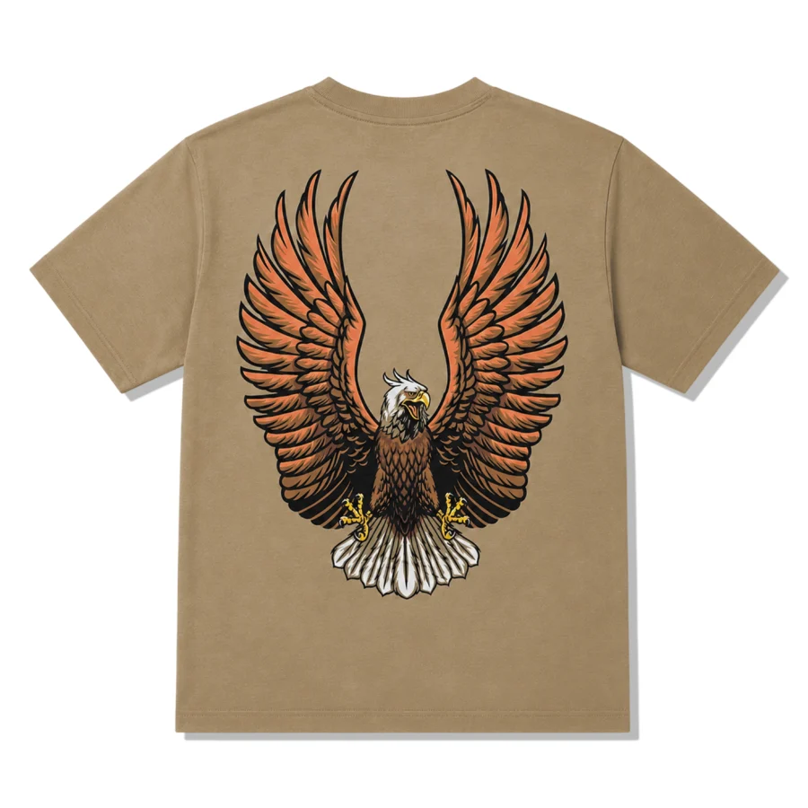 Winged Falcon Oversized Graphic Tee