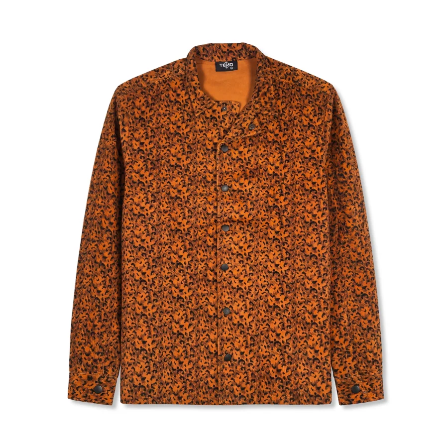 APEXIUM Tiger Print Heavy Corduroy Jacket