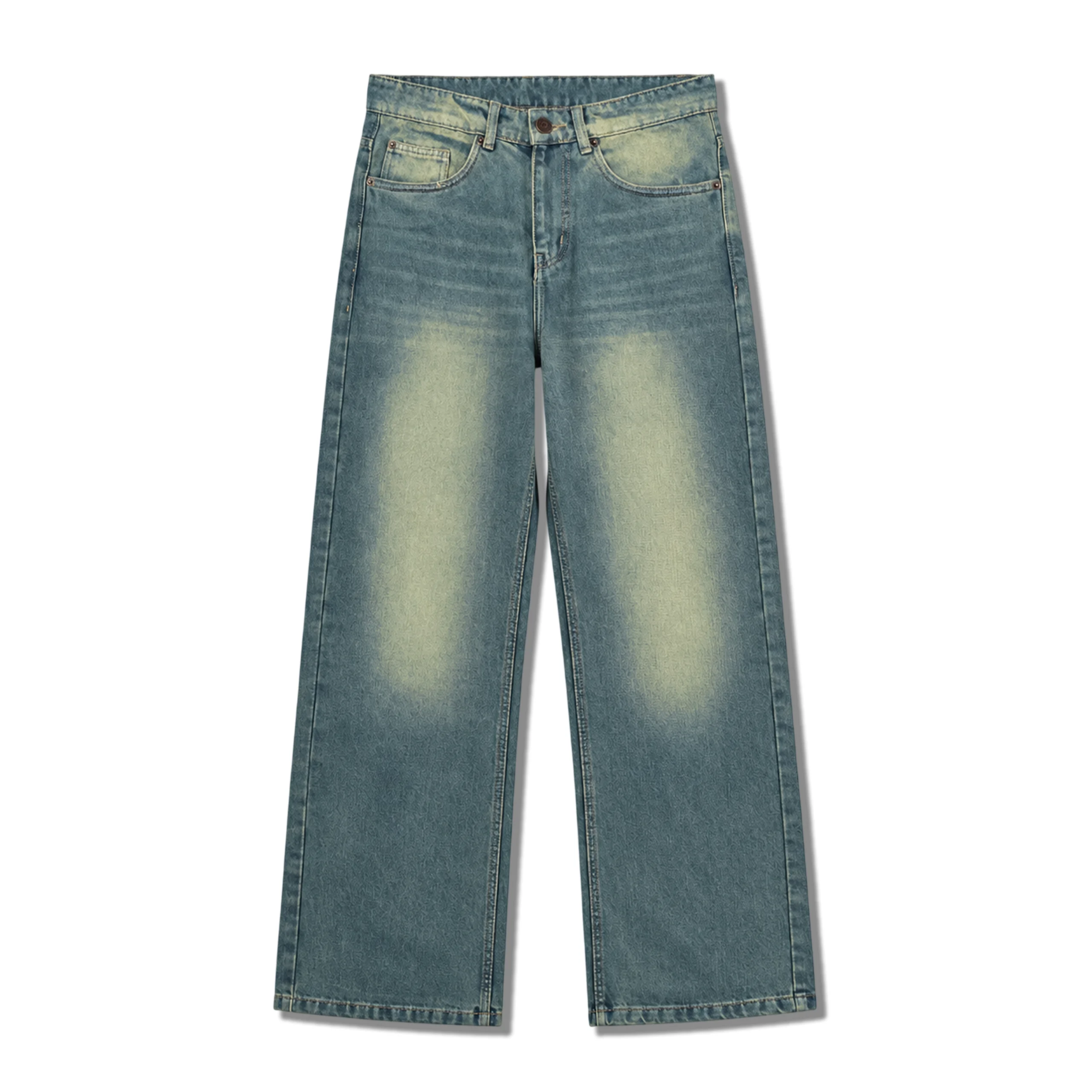 BEND Y2k Vintage Washed Baggy Denim