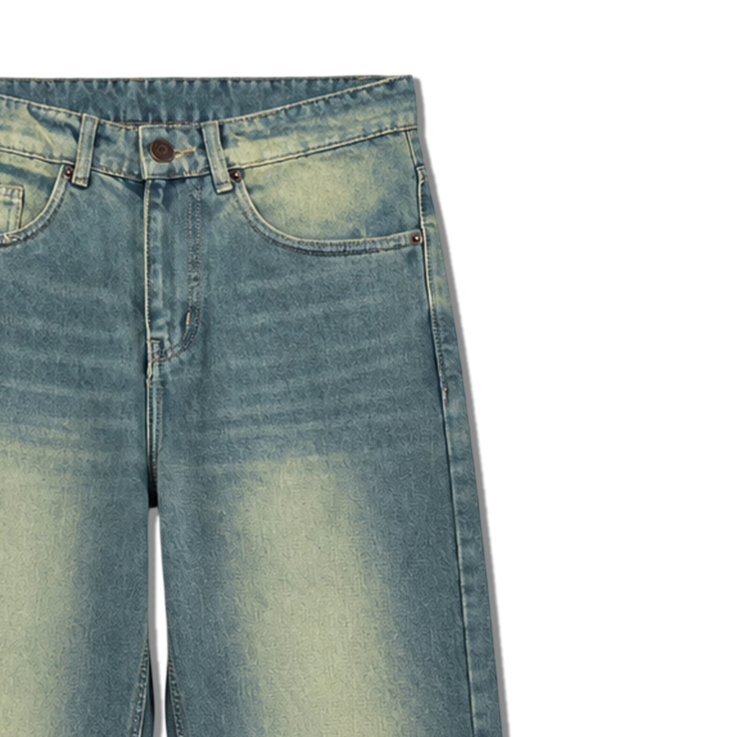 BEND Y2k Vintage Washed Baggy Denim