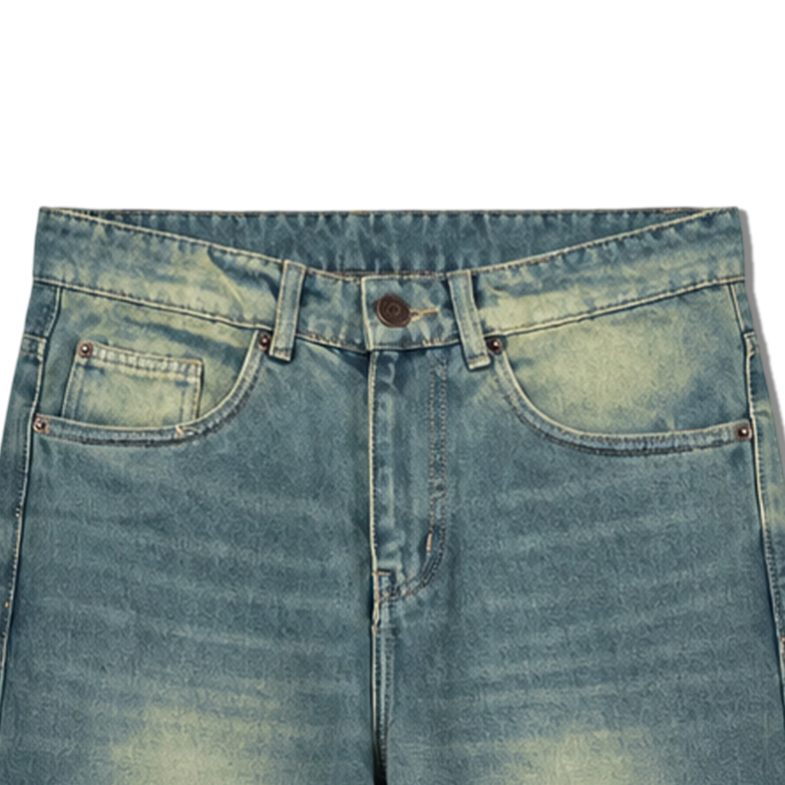 BEND Y2k Vintage Washed Baggy Denim