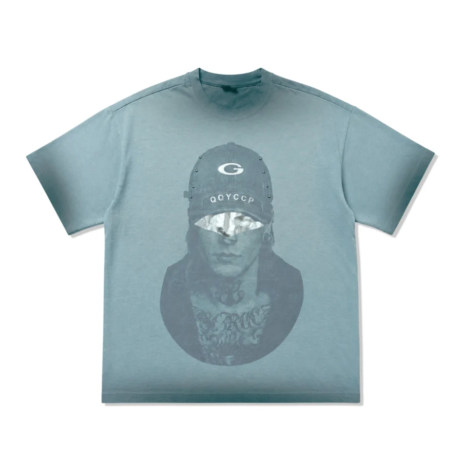 G Censored Vintage Washed Oversized Tee