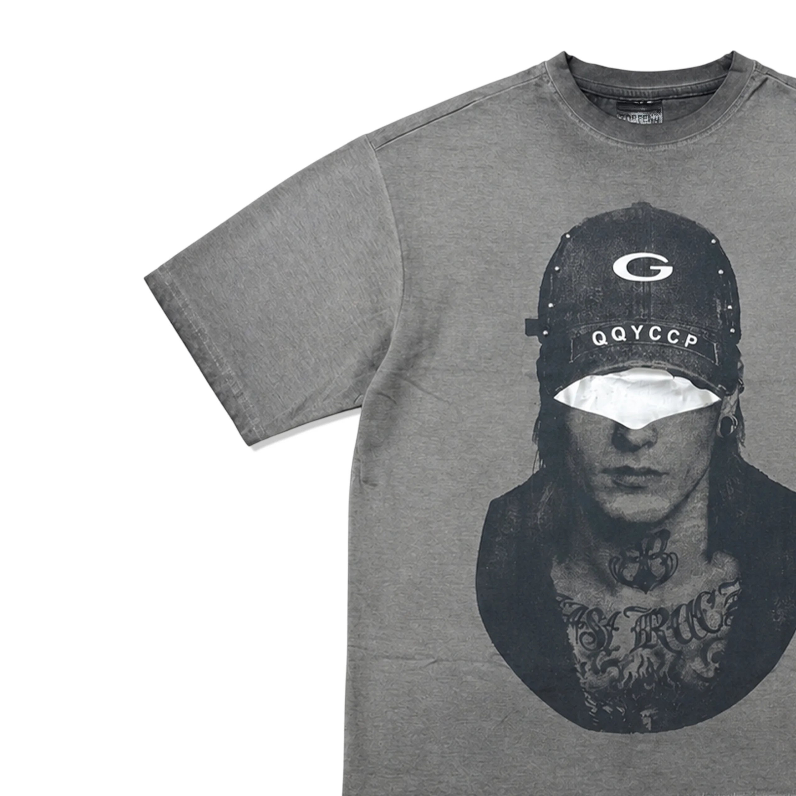 G Censored Vintage Washed Oversized Tee