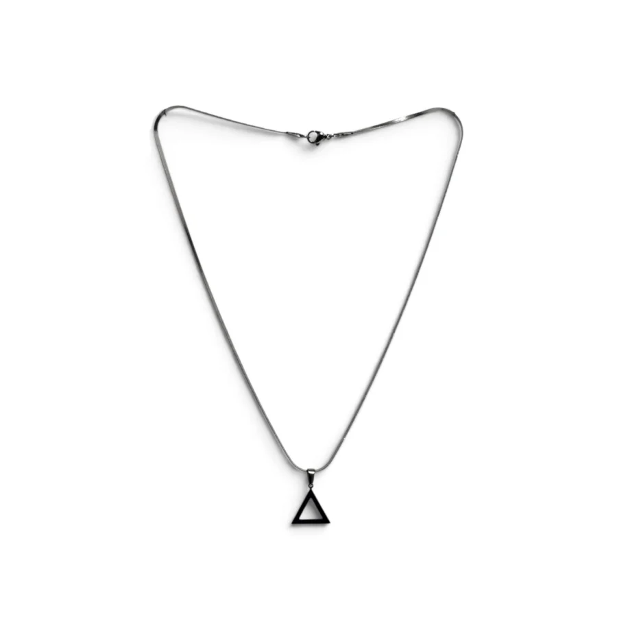 Minimal Triangle Pendant Street Core Chain